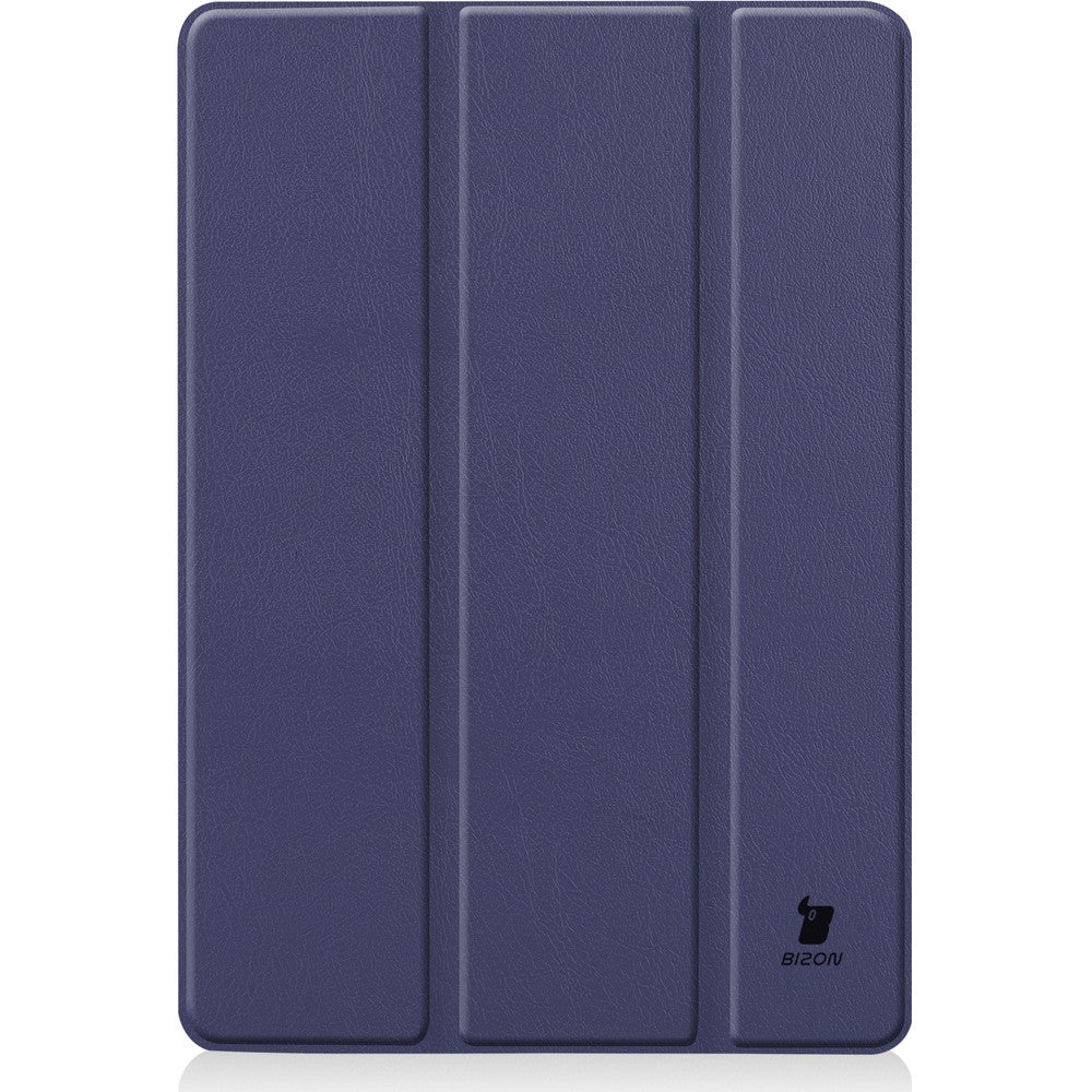 Schutzhülle Bizon Case Tab Croc für Apple iPad 9/8/7 10.2 2021/2020/2019, Dunkelblau