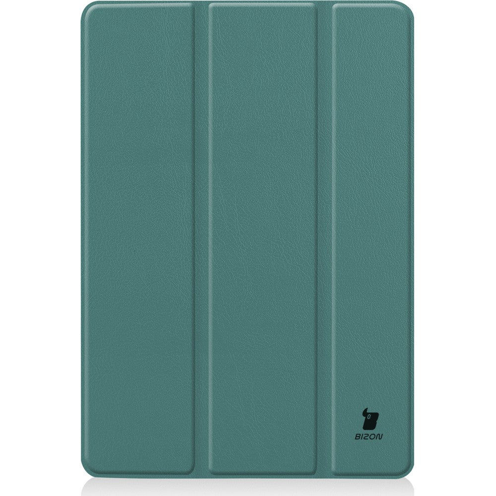 Schutzhülle Bizon Case Tab Croc für Apple iPad 9/8/7 10.2 2021/2020/2019, Dunkelgrün