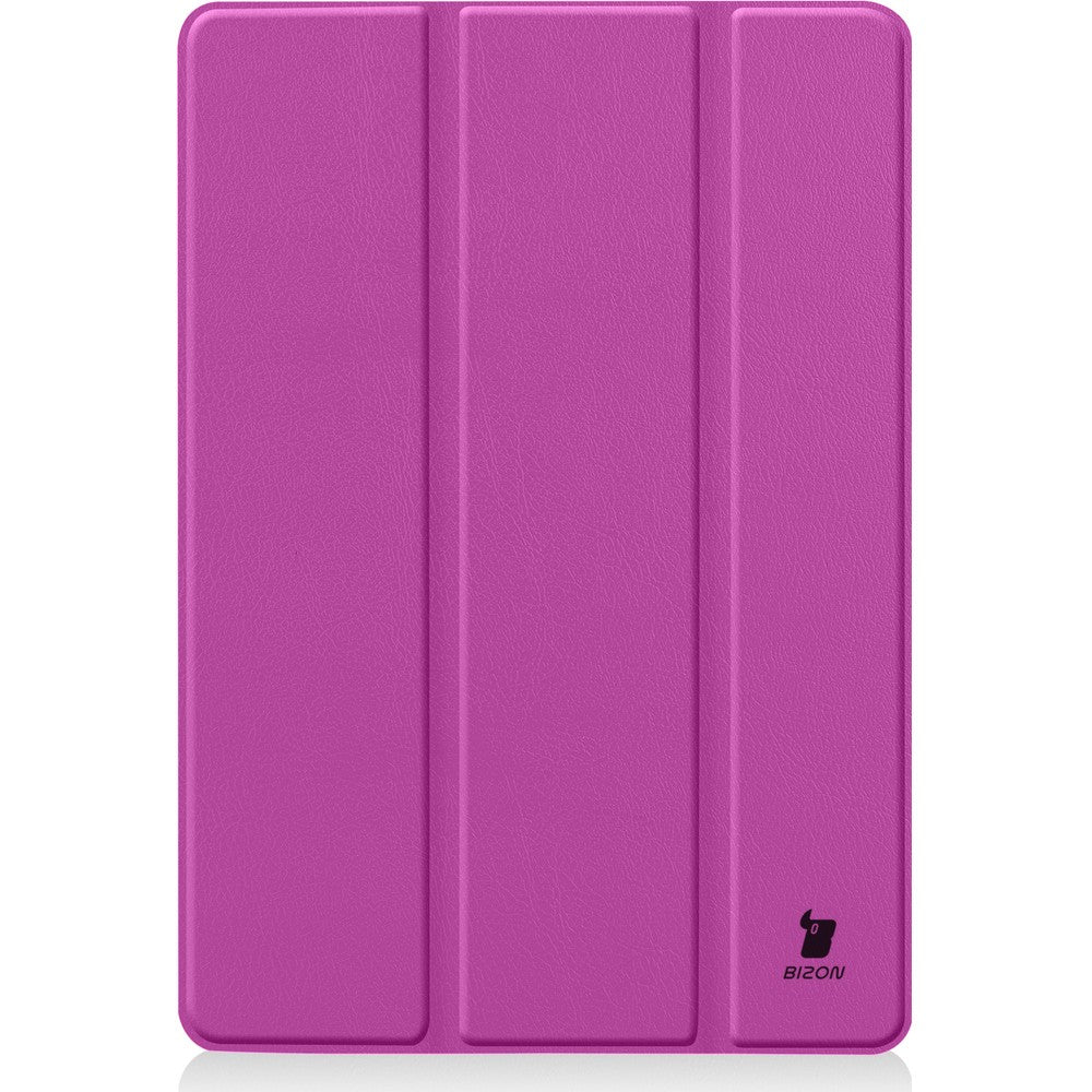 Schutzhülle Bizon Case Tab Croc für Apple iPad 9/8/7 10.2 2021/2020/2019, Fuchsie