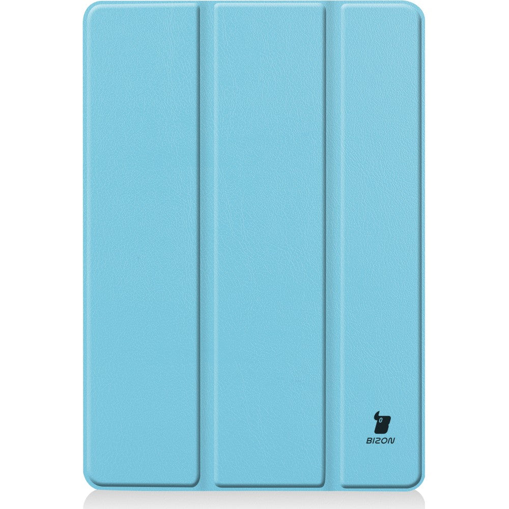 Schutzhülle Bizon Case Tab Croc für Apple iPad 9/8/7 10.2 2021/2020/2019, Hellblau