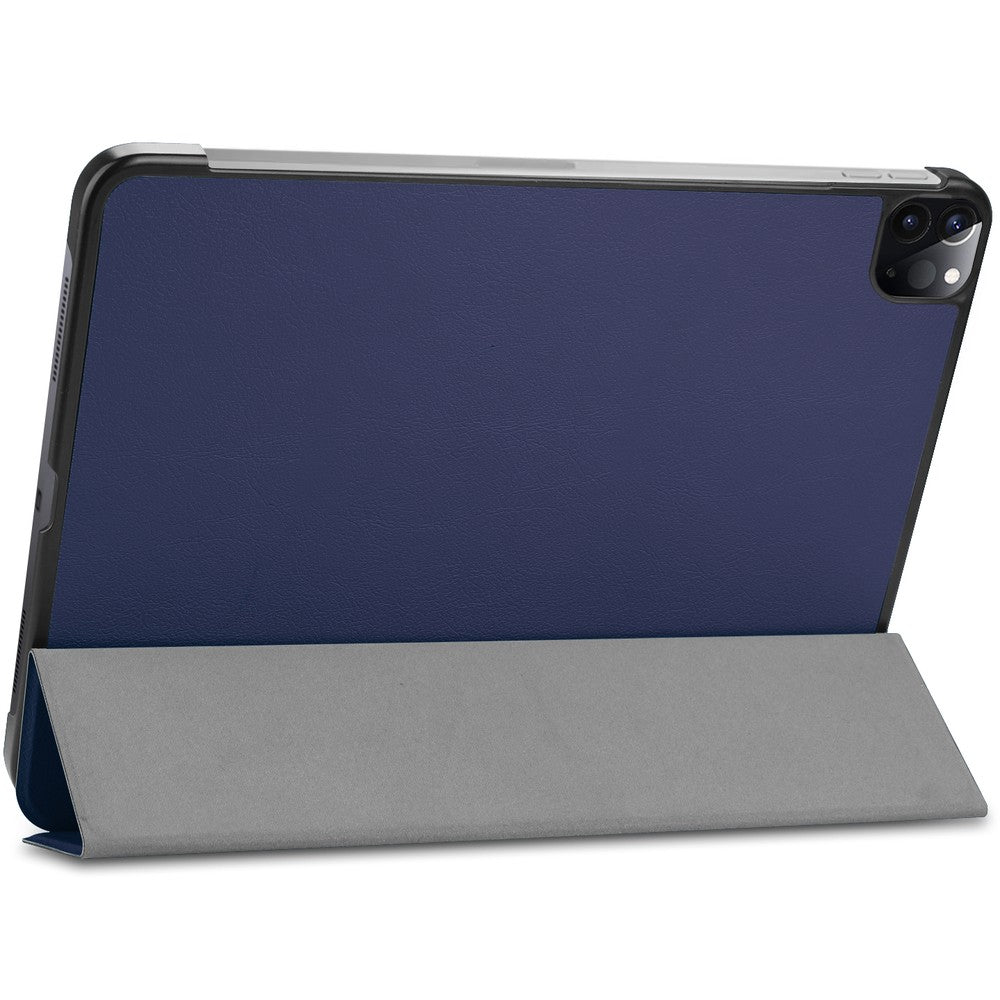 Schutzhülle Bizon Case Tab Croc für Apple iPad Pro 12.9 2022/2021/2020/2018, Dunkelblau