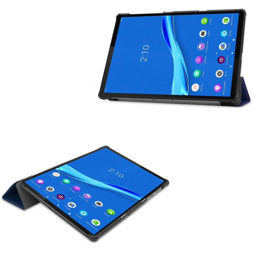 Schutzhülle Bizon Case Tab Croc für Lenovo Tab M10 Plus (2 Gen.), Dunkelblau