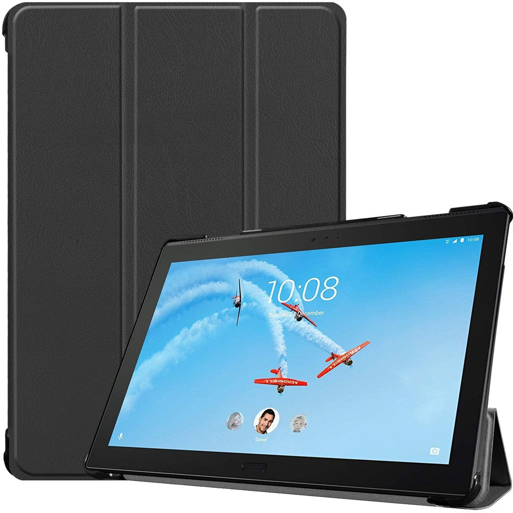 Schutzhülle Bizon Case Tab Croc für Lenovo Yoga Smart Tab 10.1 / Lenovo Yoga Tab 5, Schwarz