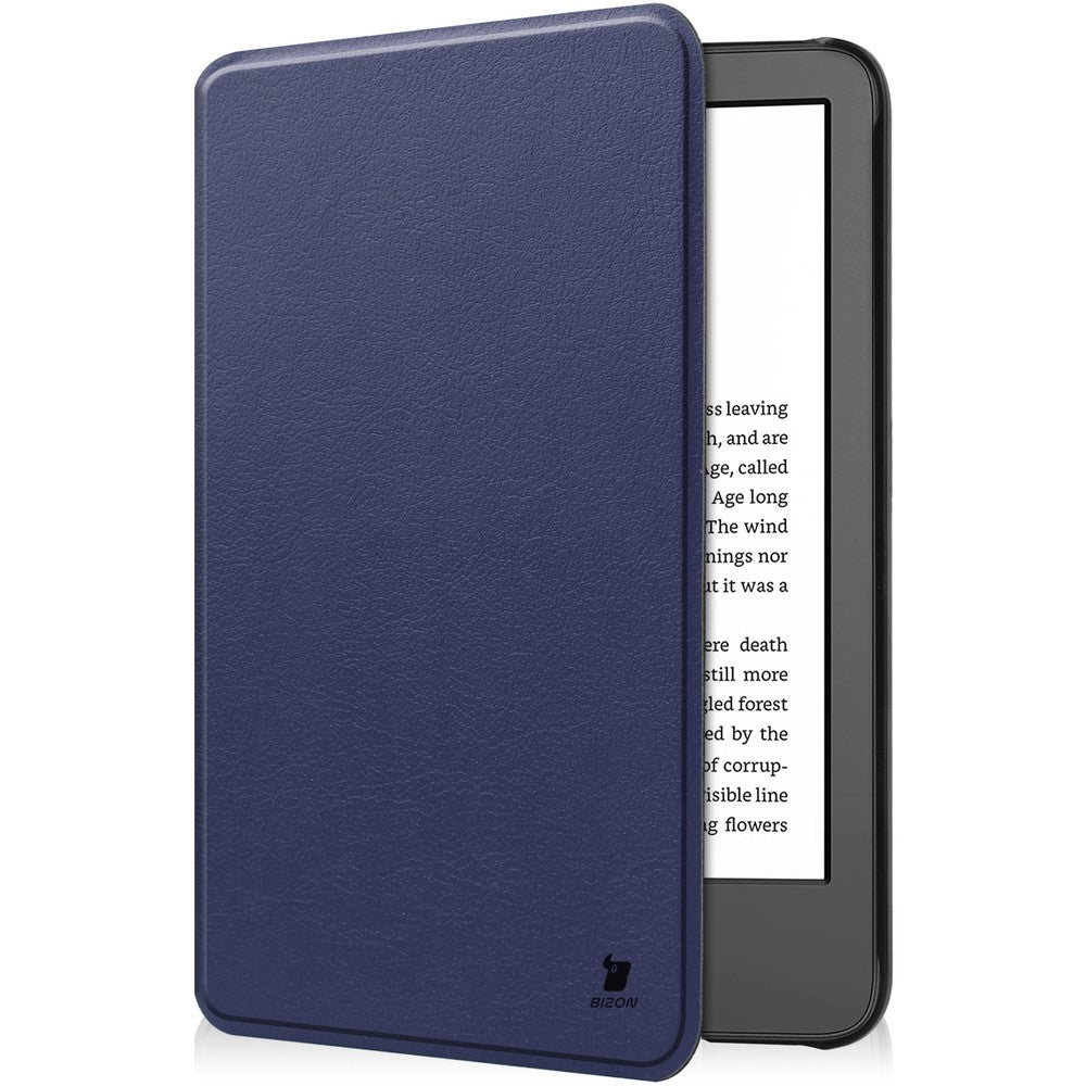 Schutzhülle Bizon Case Tab Croc für Amazon Kindle 12 2024 / 11 2022, Dunkelblau