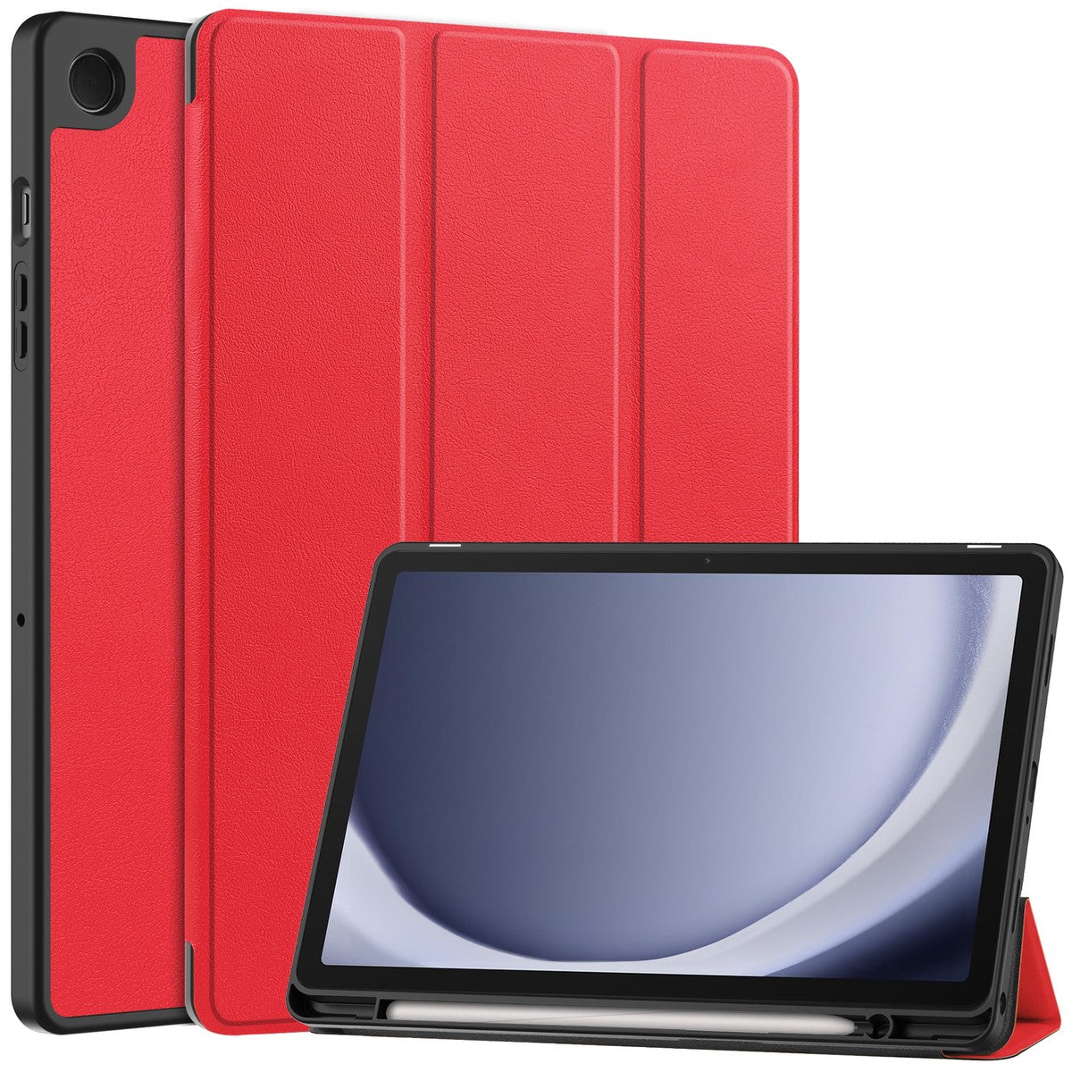 Schutzhülle Bizon Case Tab Lizard für Samsung Galaxy Tab A9 Plus, Rot