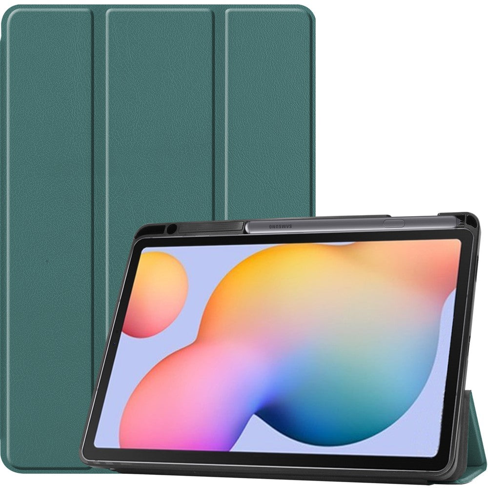 Schutzhülle Bizon Case Tab Lizard für Galaxy Tab S6 Lite 2024/2022/2020, Dunkelgrün