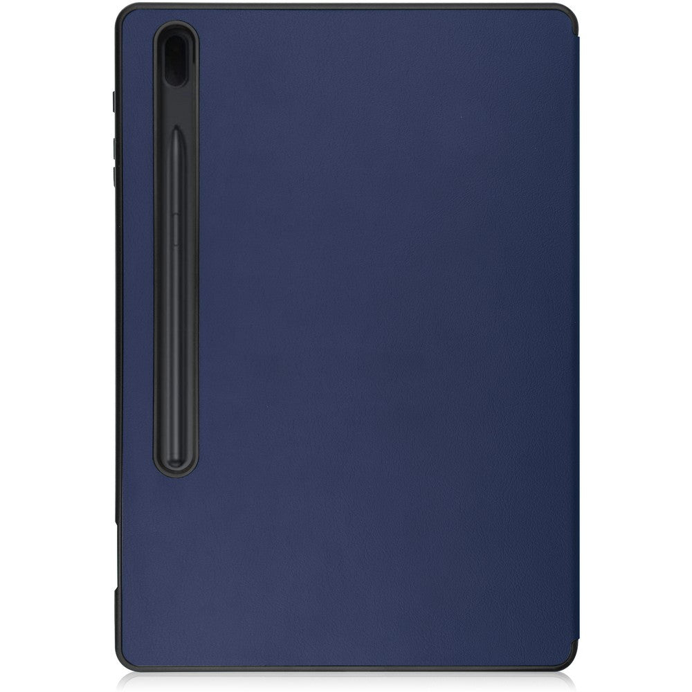 Schutzhülle Bizon Case Tab Lizard für Galaxy Tab S8 Plus / S7 Plus, Dunkelblau