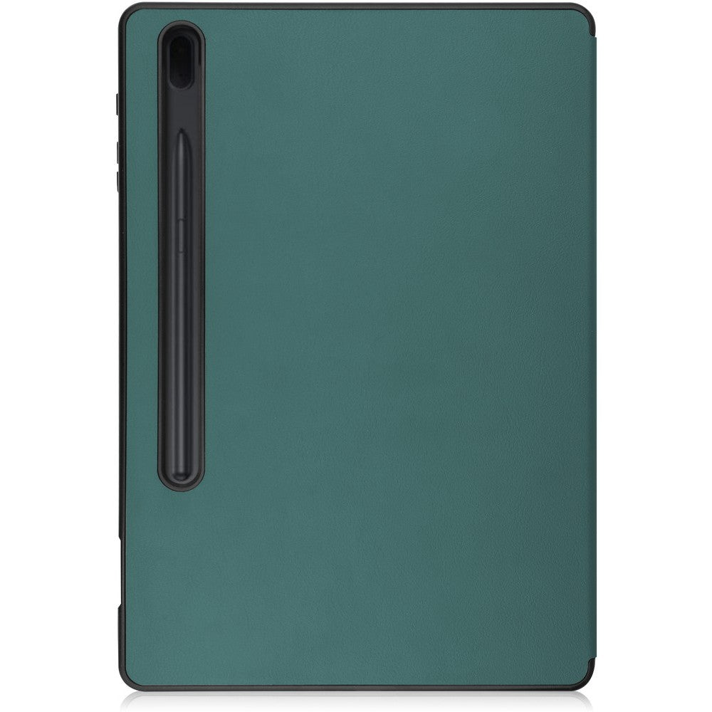 Schutzhülle Bizon Case Tab Lizard für Galaxy Tab S8 Plus / S7 Plus, Dunkelgrün