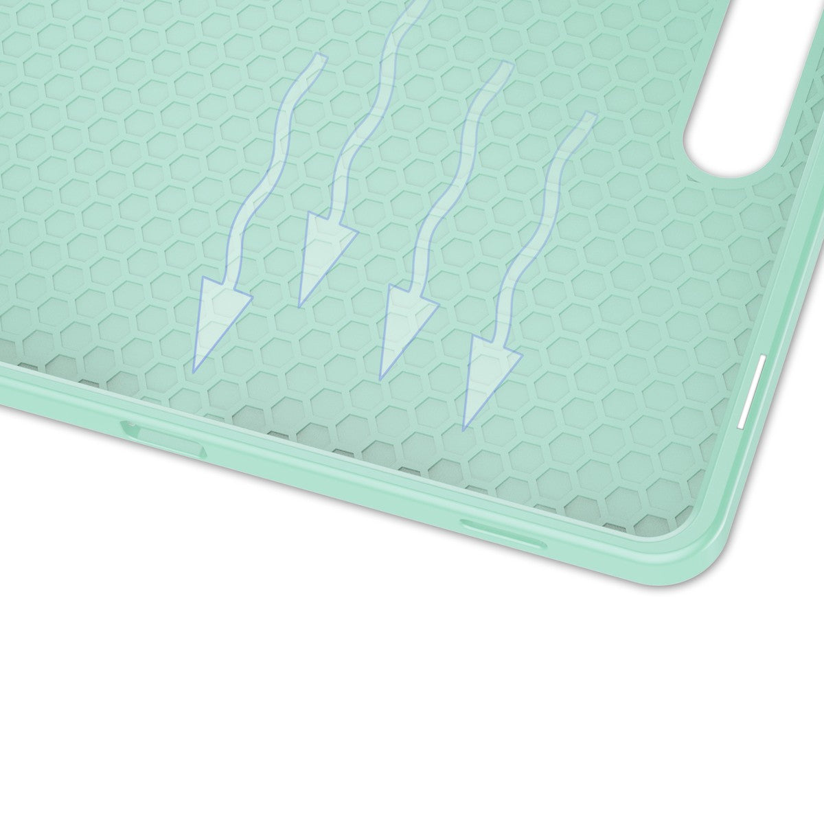 Schutzhülle Bizon Case Tab Lizard für Samsung Galaxy Tab S9 / S9 FE, Minze