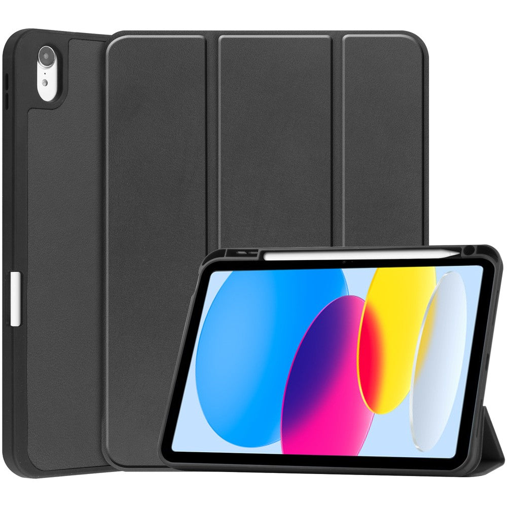Schutzhülle Bizon Case Tab Lizard für iPad 11 / 10 gen. 2025 / 2022, Schwarz