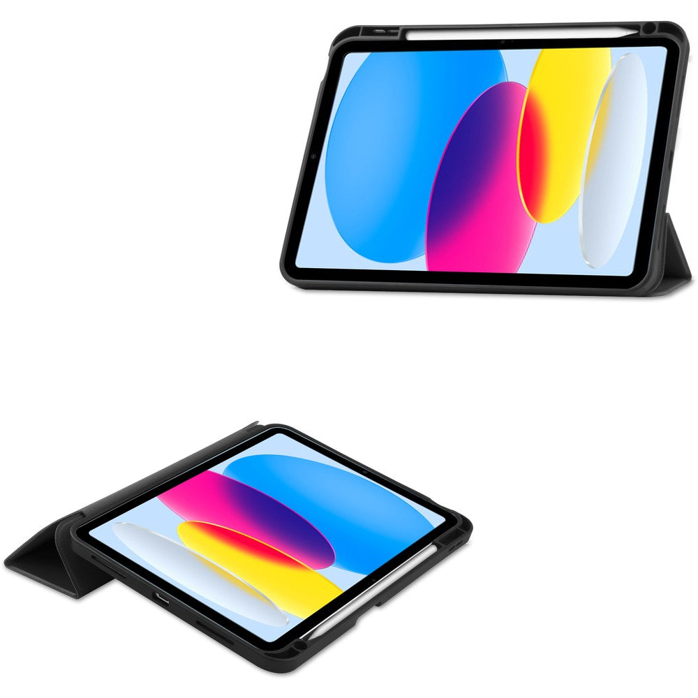 Schutzhülle Bizon Case Tab Lizard für iPad 11 / 10 gen. 2025 / 2022, Schwarz