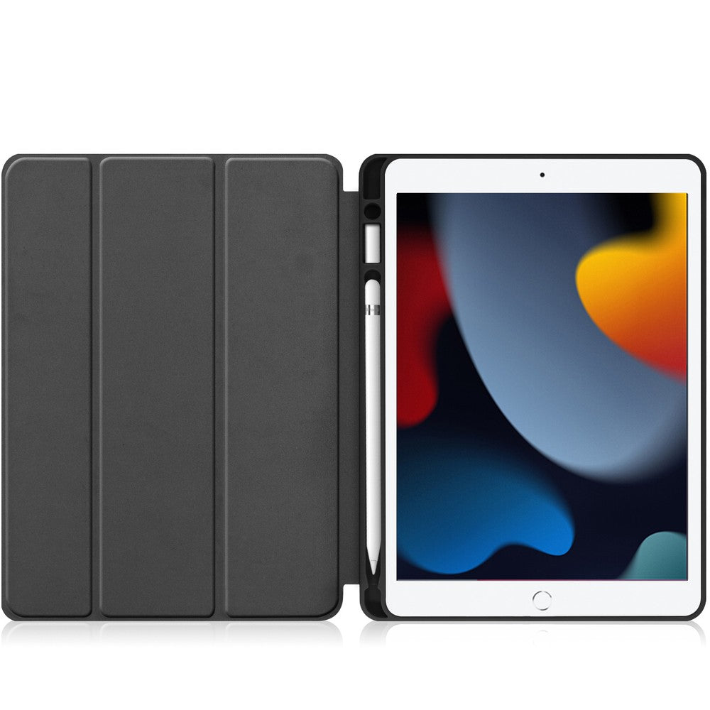 Schutzhülle Bizon Case Tab Lizard für Apple iPad 9/8/7 10.2 2021/2020/2019, Schwarz