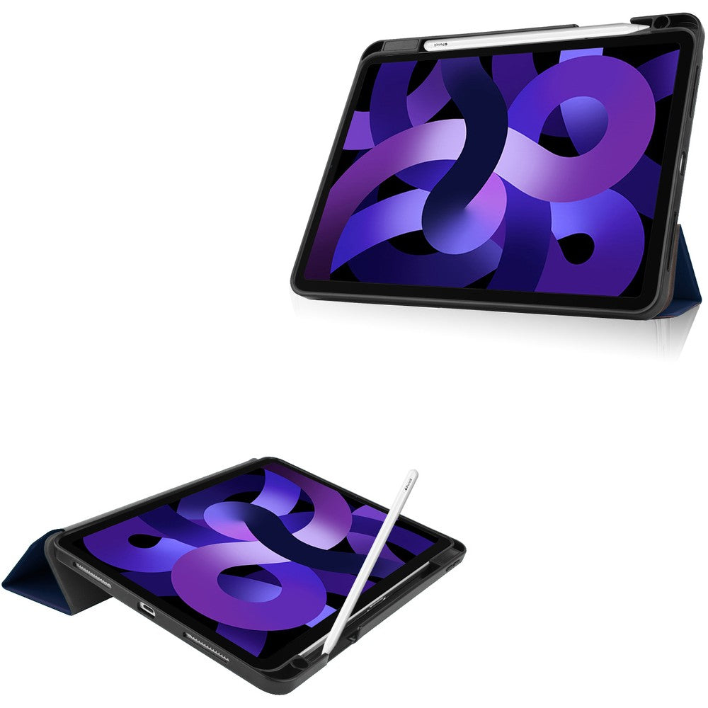 Schutzhülle Bizon Case Tab Lizard für iPad Air 11" 6 gen. 2024 / iPad Air 10.9" 4 / 5 gen. 2020/2022, Dunkelblau