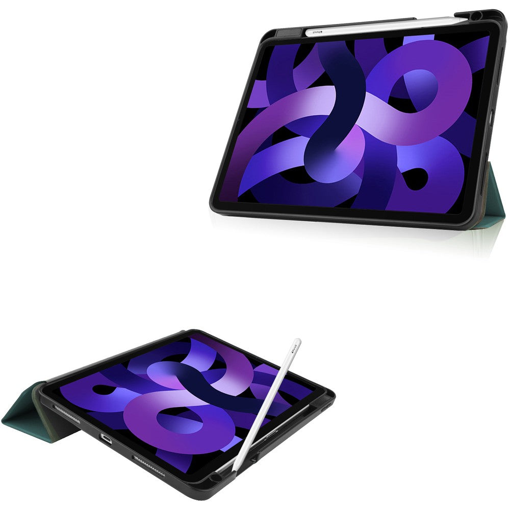 Schutzhülle Bizon Case Tab Lizard für iPad Air 11" 6 gen. 2024 / iPad Air 10.9" 4 / 5 gen. 2020/2022, Dunkelgrün
