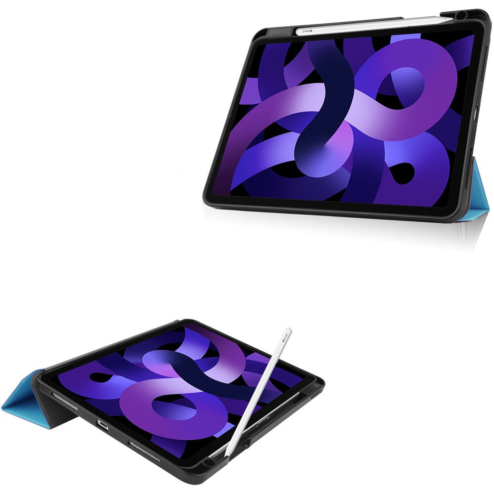 Schutzhülle Bizon Case Tab Lizard für iPad Air 11" 6 gen. 2024 / iPad Air 10.9" 4 / 5 gen. 2020/2022, Hellblau