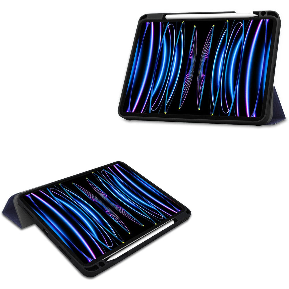 Schutzhülle Bizon Case Tab Lizard für iPad Pro 11 2022/2021/2020/2018, Dunkelblau