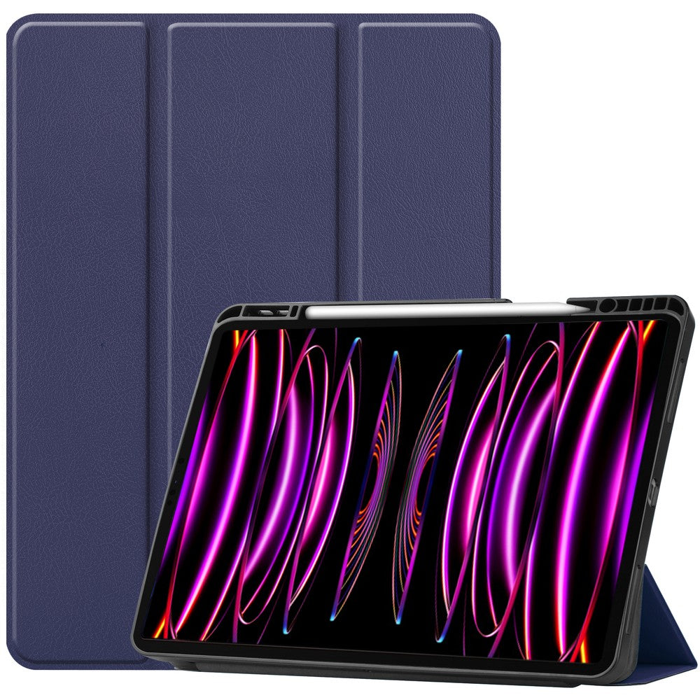 Schutzhülle Bizon Case Tab Lizard für Apple iPad Pro 12.9 2022/2021/2020/2018, Dunkelblau