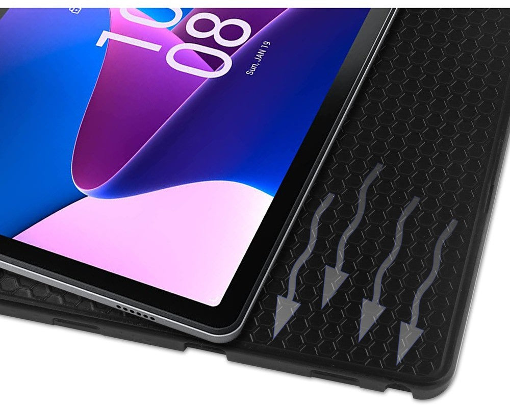 Schutzhülle Bizon Case Tab Lizard für Lenovo Tab M10 Plus Gen 3, Dunkelgrün