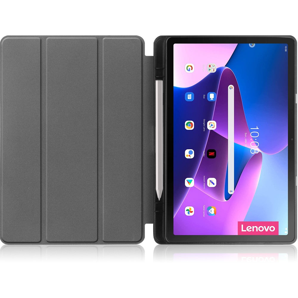 Schutzhülle Bizon Case Tab Lizard für Lenovo Tab M10 Plus Gen 3, Dunkelgrün