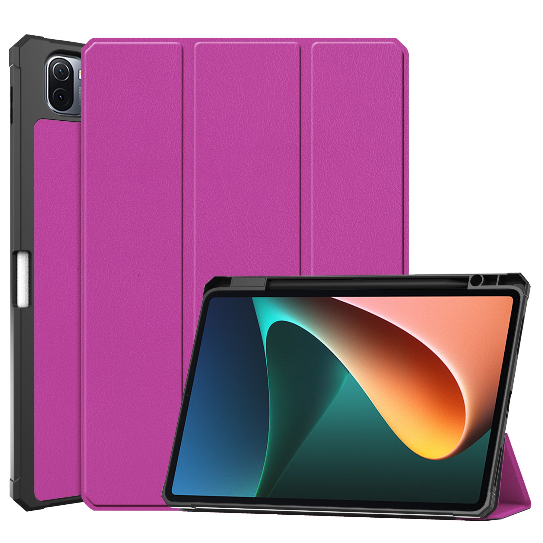 Schutzhülle Bizon Case Tab Lizard für Xiaomi Pad 5 / 5 Pro 11.0, Violett