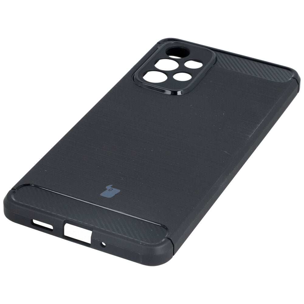 Schutzhülle Bizon Case Carbon TPU für Galaxy A73 5G, Schwarz