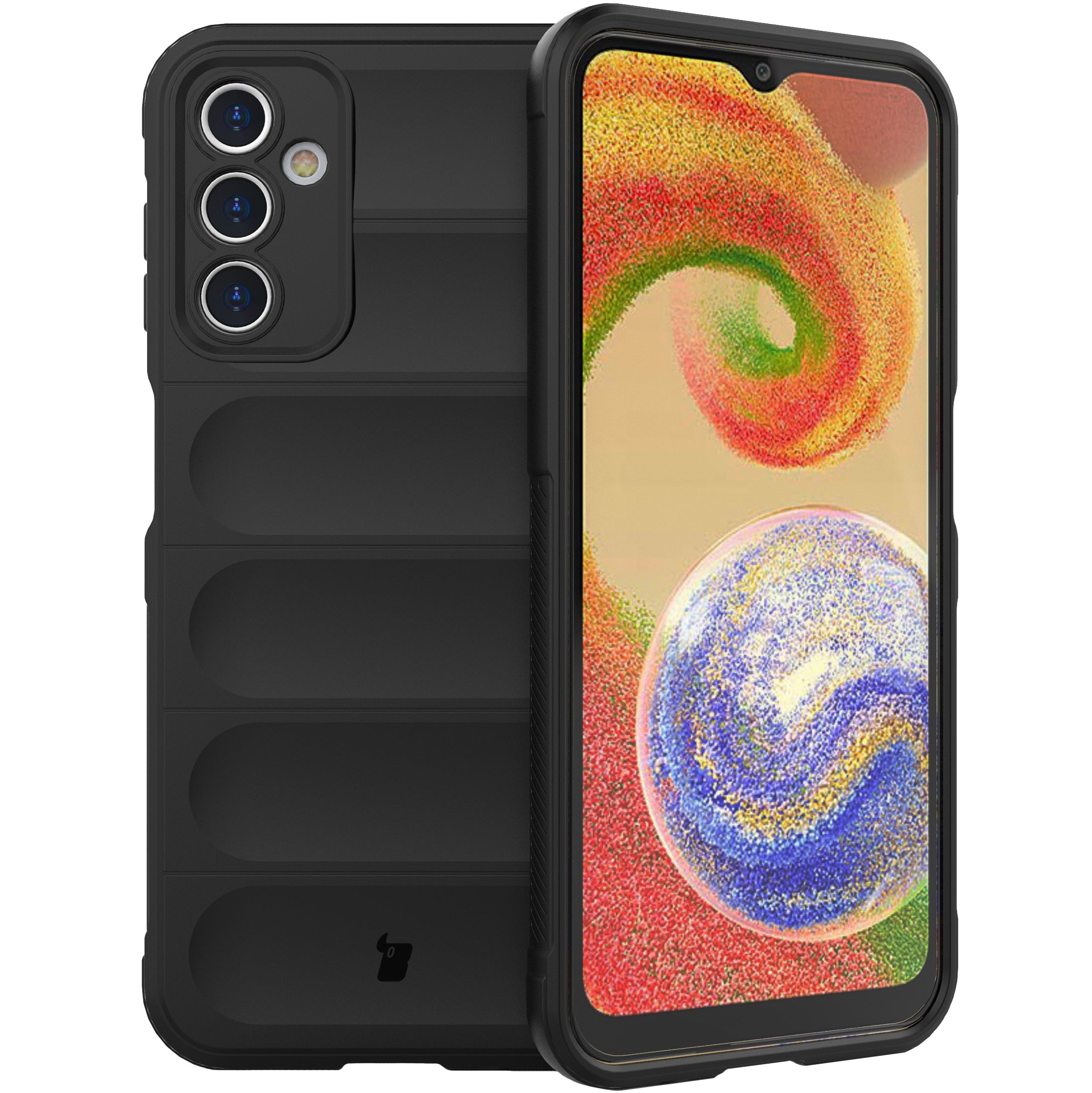 Robuste Handyhülle für Galaxy A14 4G / 5G, Bizon Case Tur, Schwarz