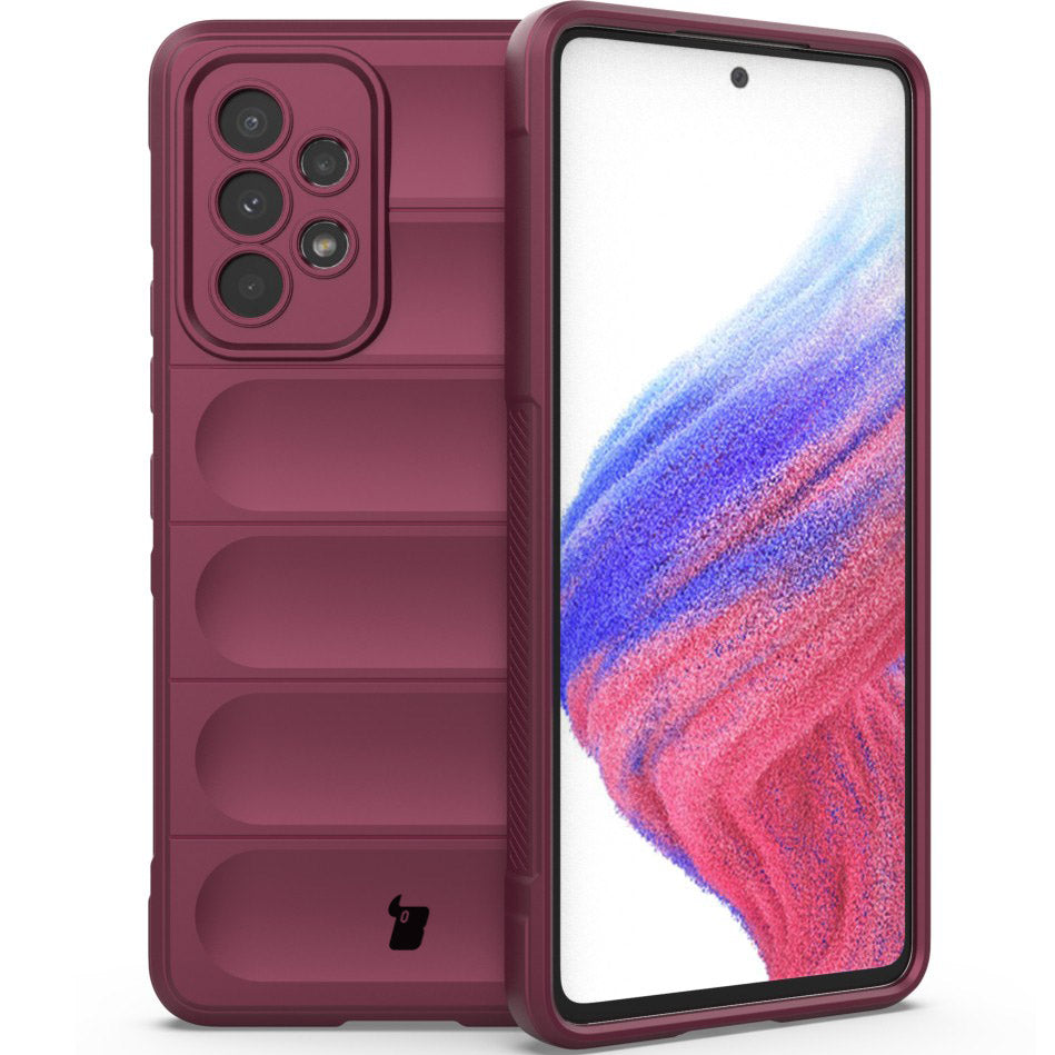 Robuste Handyhülle für Galaxy A53 5G, Bizon Case Tur, Dunkelviolett