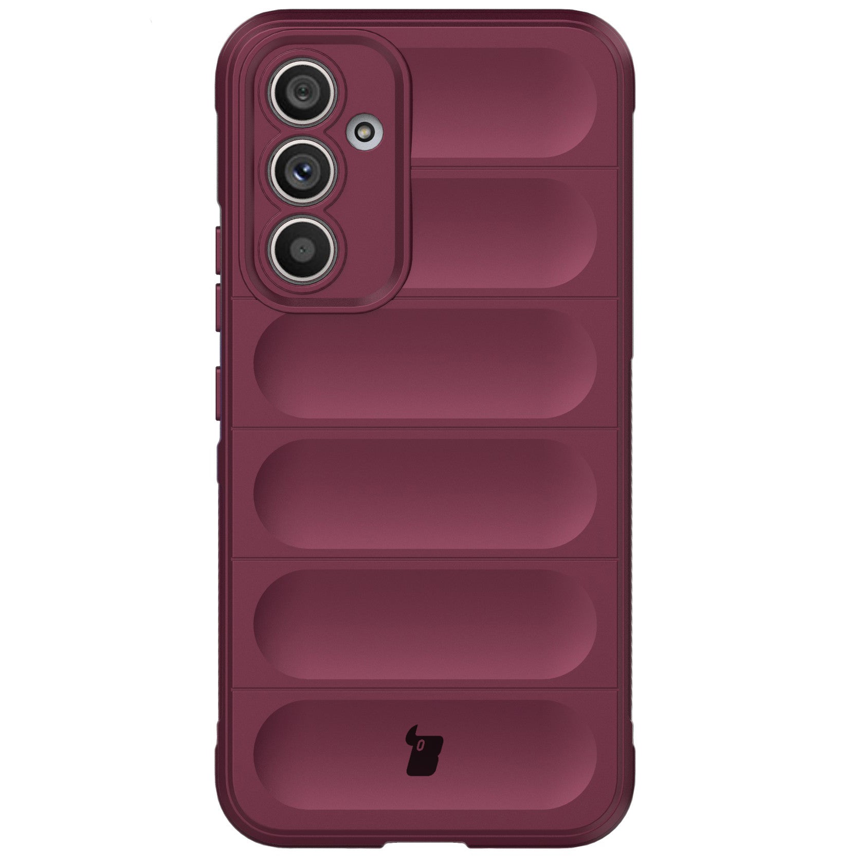 Robuste Handyhülle für Galaxy A54 5G, Bizon Case Tur, Burgunderrot