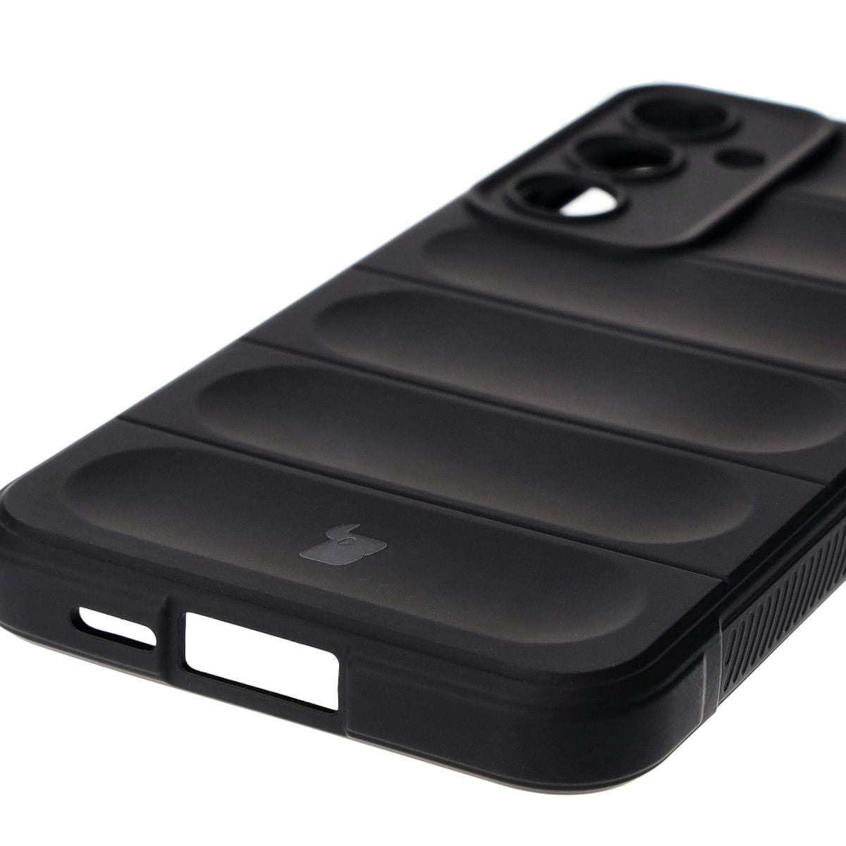 Robuste Handyhülle für Galaxy A55 5G, Bizon Case Tur, Schwarz