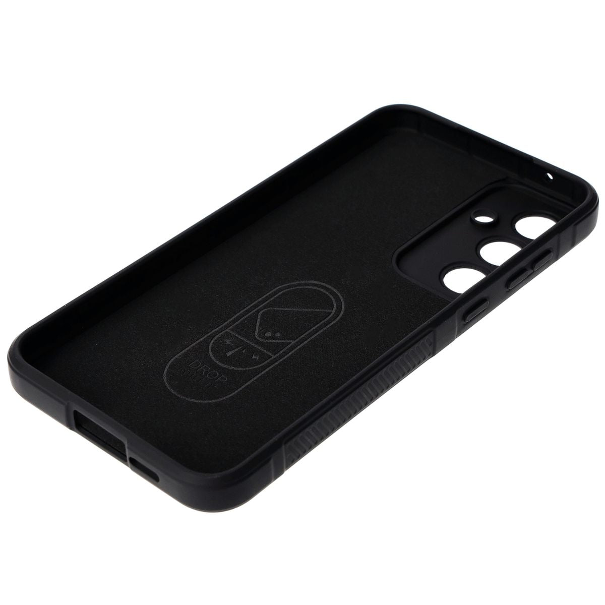 Robuste Handyhülle für Galaxy A55 5G, Bizon Case Tur, Schwarz