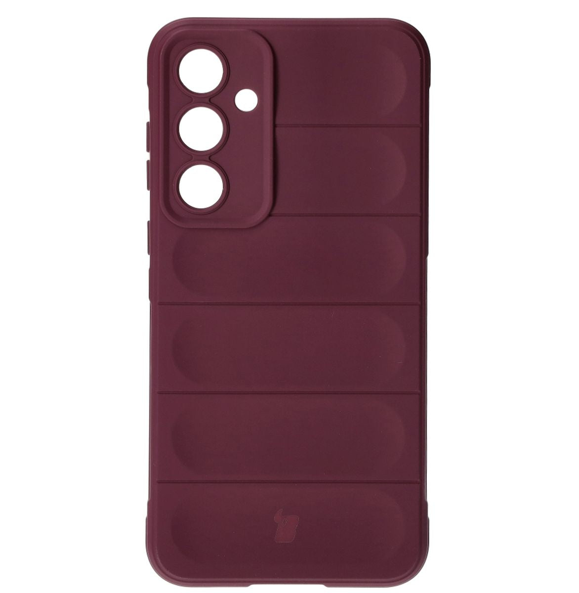 Robuste Handyhülle für Galaxy A55 5G, Bizon Case Tur, Burgunderrot