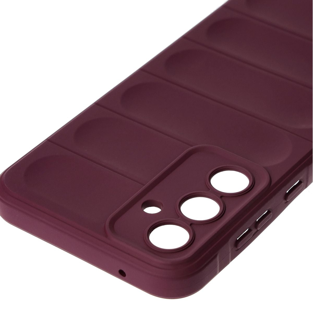 Robuste Handyhülle für Galaxy A55 5G, Bizon Case Tur, Burgunderrot