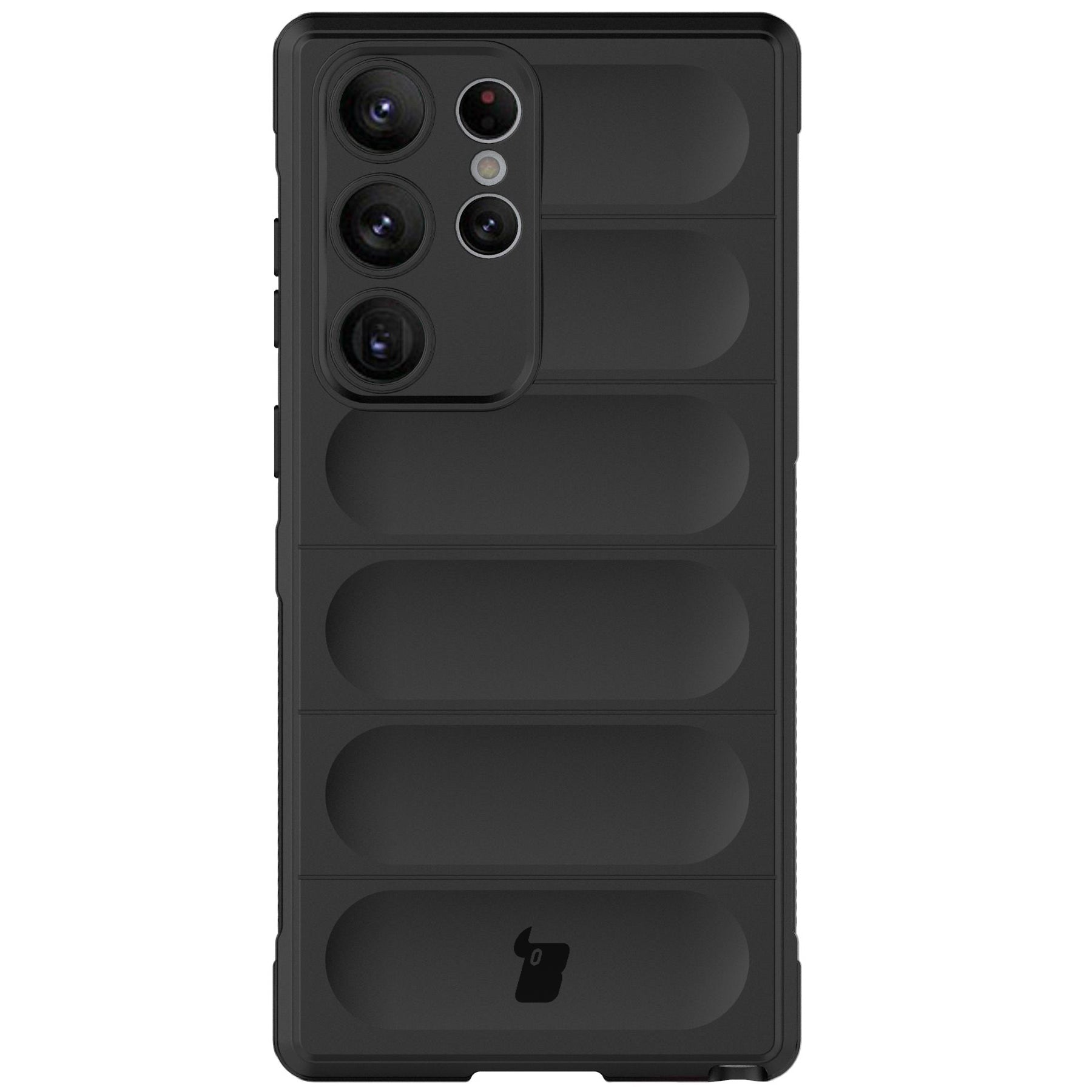 Robuste Handyhülle für Galaxy S23 Ultra, Bizon Case Tur, Schwarz