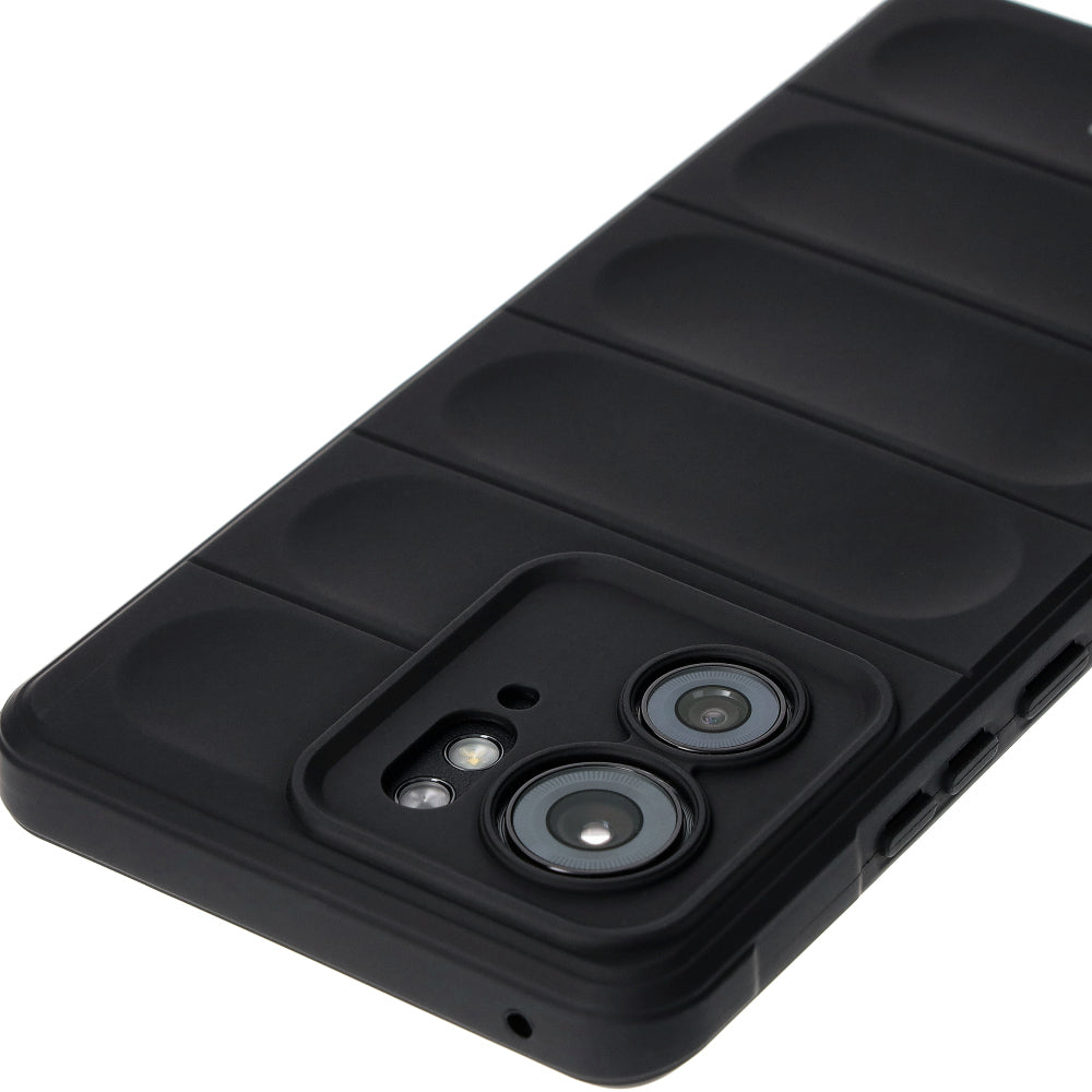 Robuste Handyhülle für Motorola Edge 40, Bizon Case Tur, Schwarz