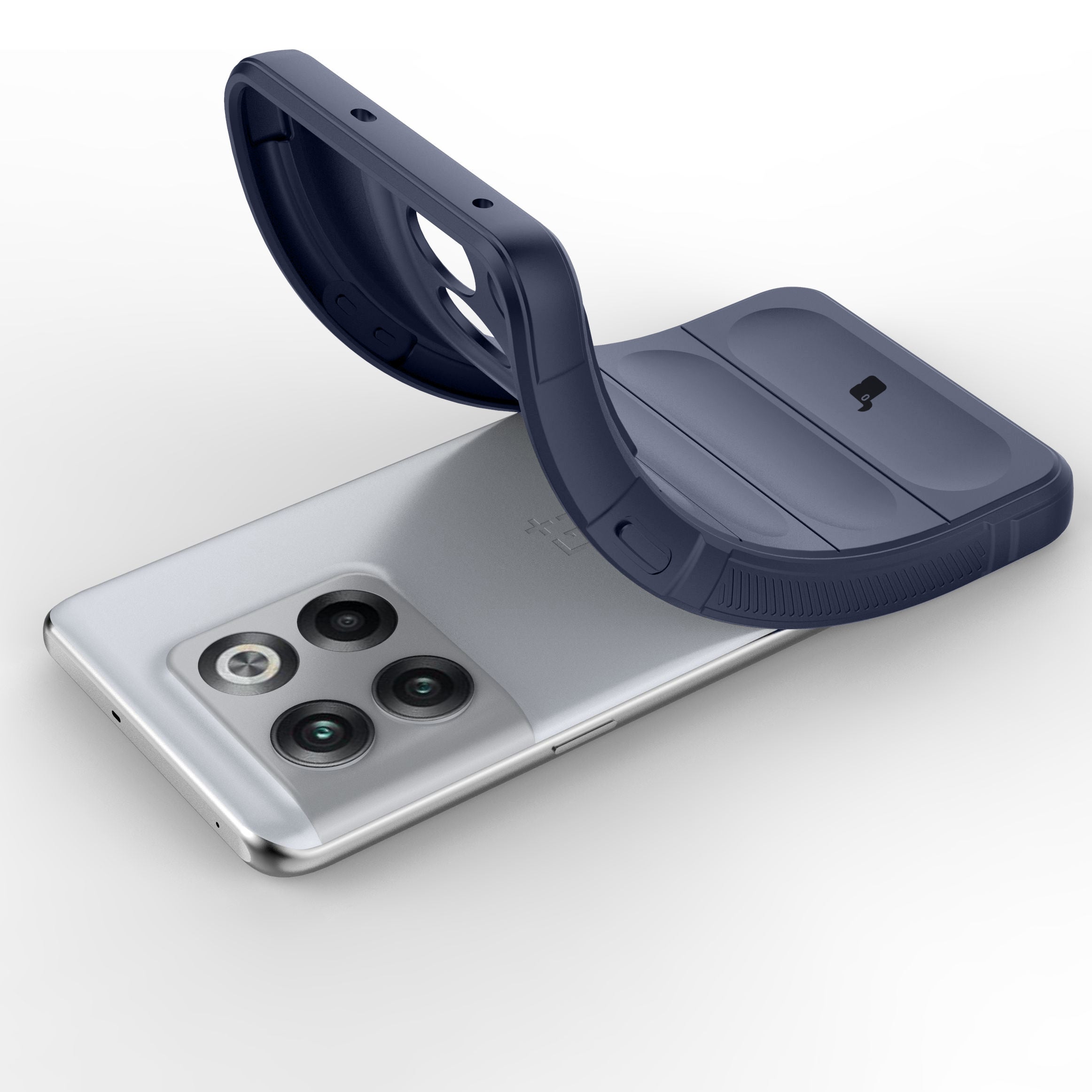 Robuste Handyhülle für OnePlus 10T, Bizon Case Tur, Dunkelblau