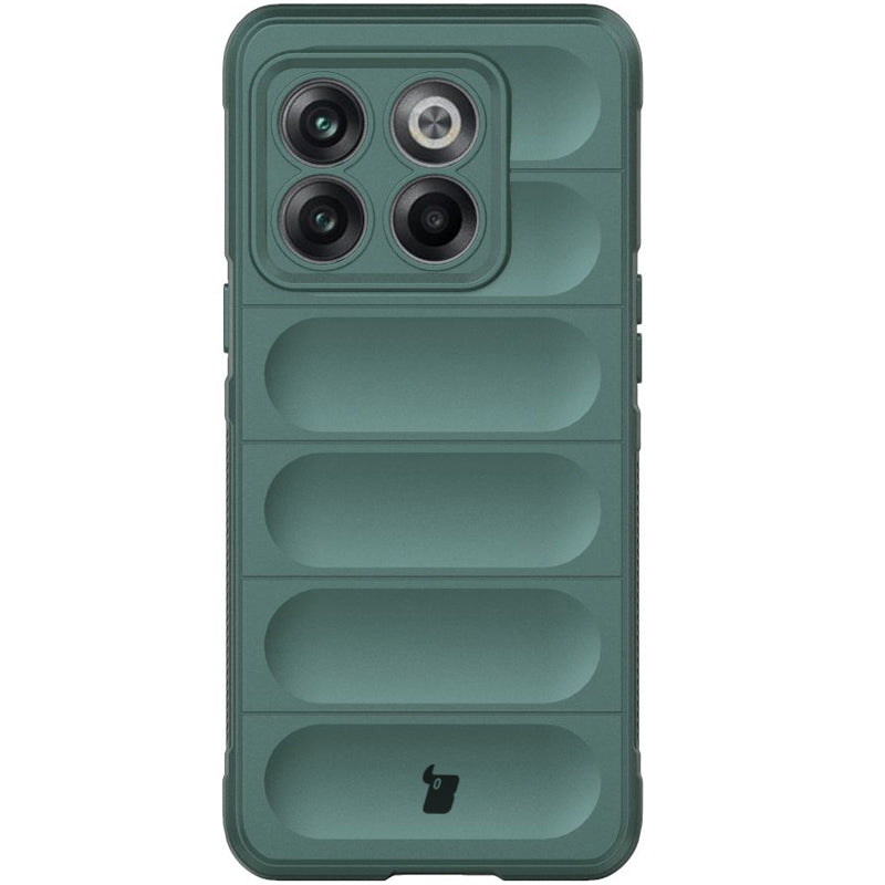 Robuste Handyhülle für OnePlus 10T, Bizon Case Tur, Dunkelgrün