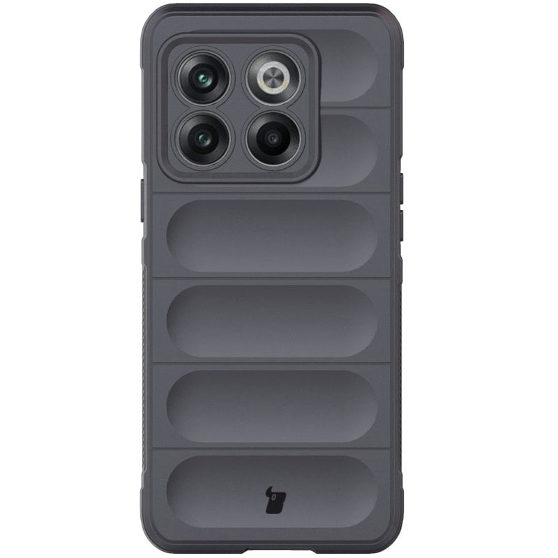 Robuste Handyhülle für OnePlus 10T, Bizon Case Tur, Grau