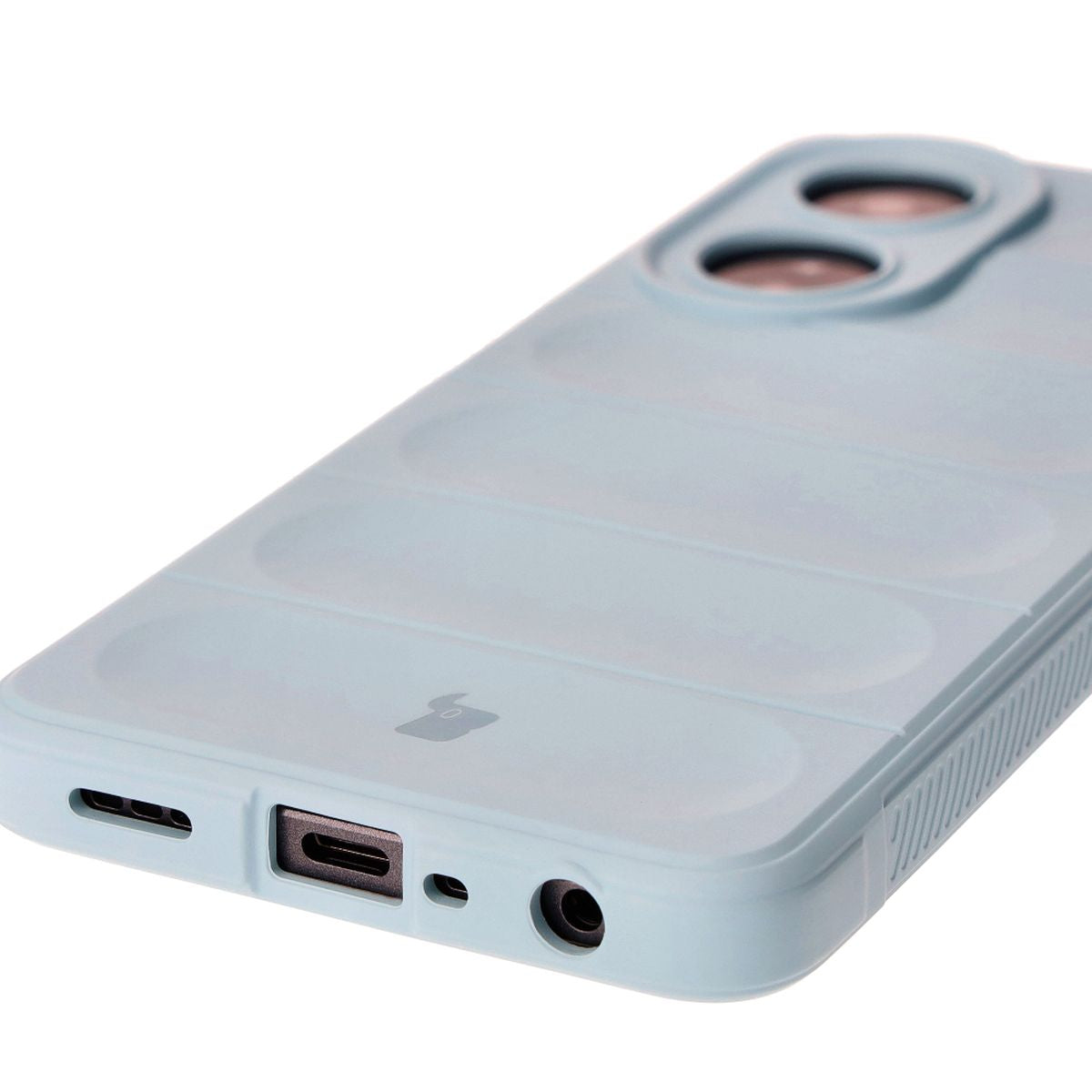 Robuste Handyhülle für Oppo A58 4G, Bizon Case Tur, Hellblau