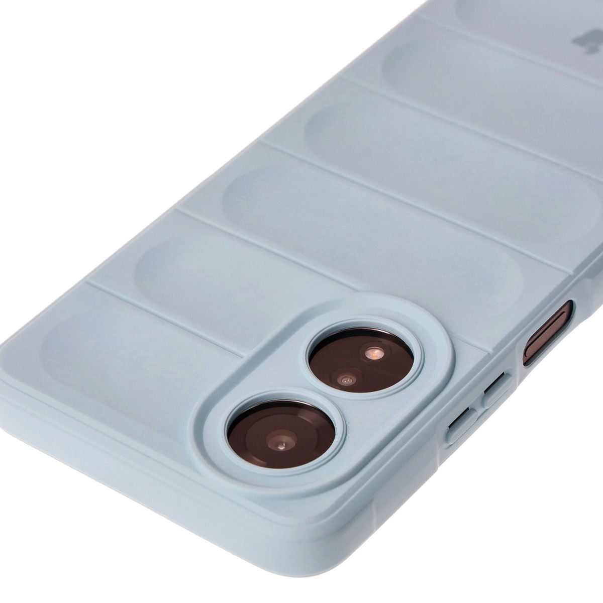 Robuste Handyhülle für Oppo A58 4G, Bizon Case Tur, Hellblau