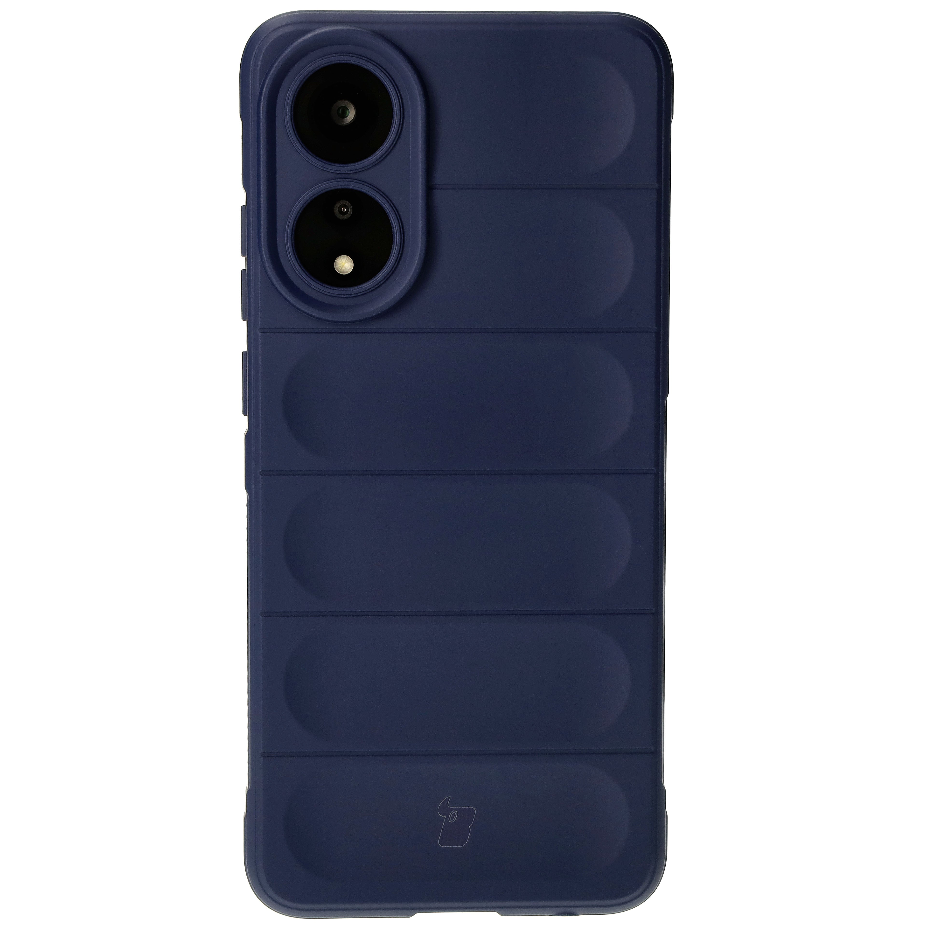 Robuste Handyhülle für Oppo A78 4G, Bizon Case Tur, Dunkelblau