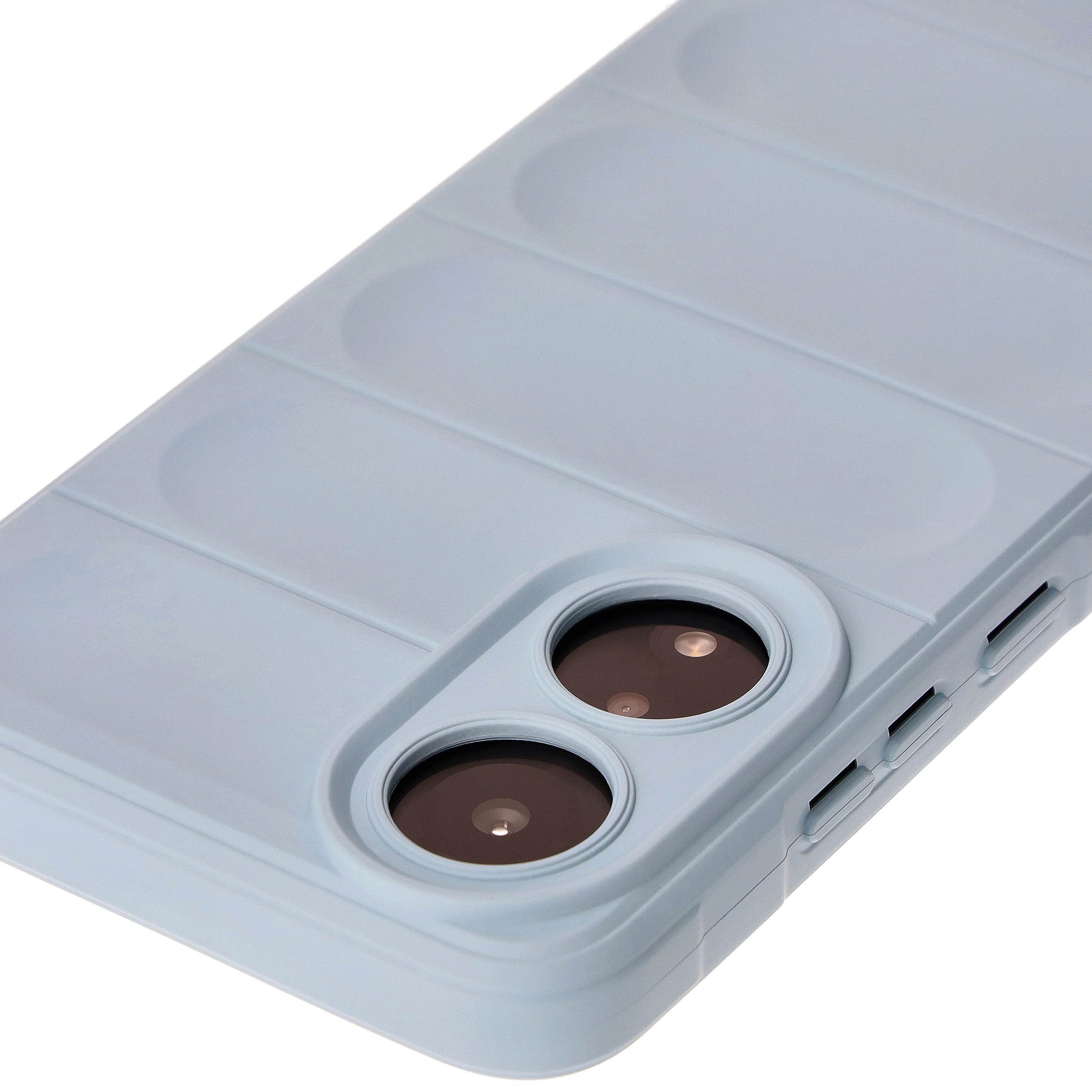 Robuste Handyhülle für Oppo A78 4G, Bizon Case Tur, Hellblau