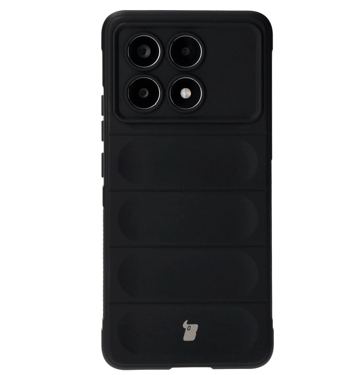 Robuste Handyhülle für Xiaomi Poco X6 Pro, Bizon Case Tur, Schwarz