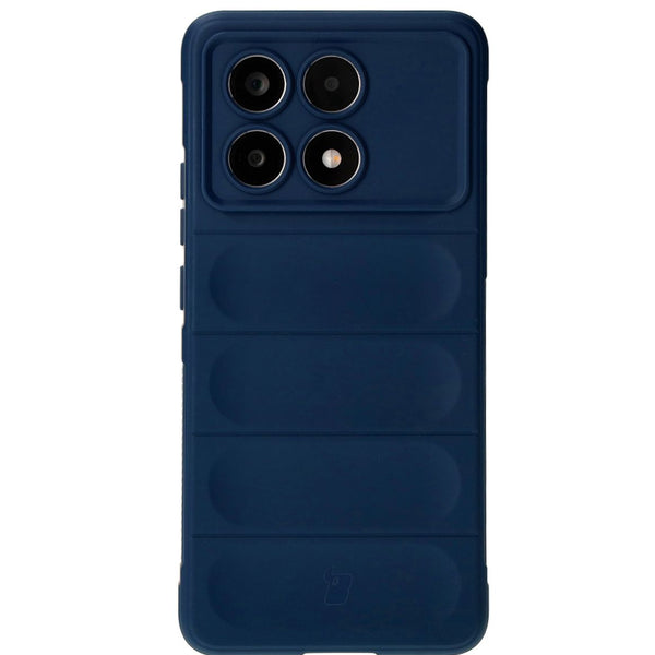 Robuste Handyhülle für Xiaomi Poco X6 Pro, Bizon Case Tur, Dunkelblau