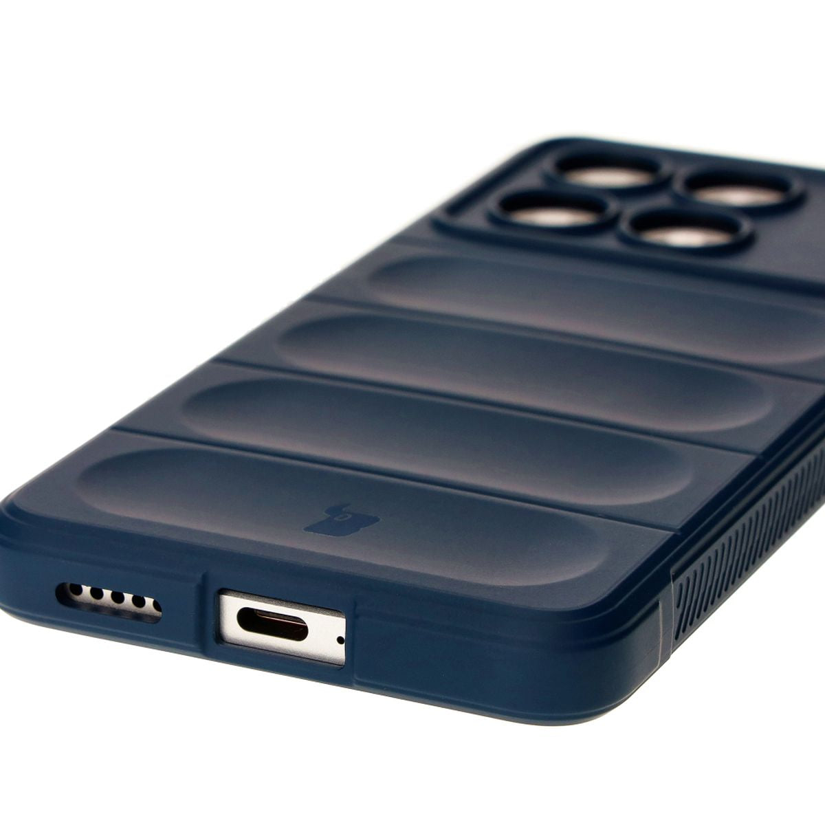 Robuste Handyhülle für Xiaomi Poco X6 Pro, Bizon Case Tur, Dunkelblau