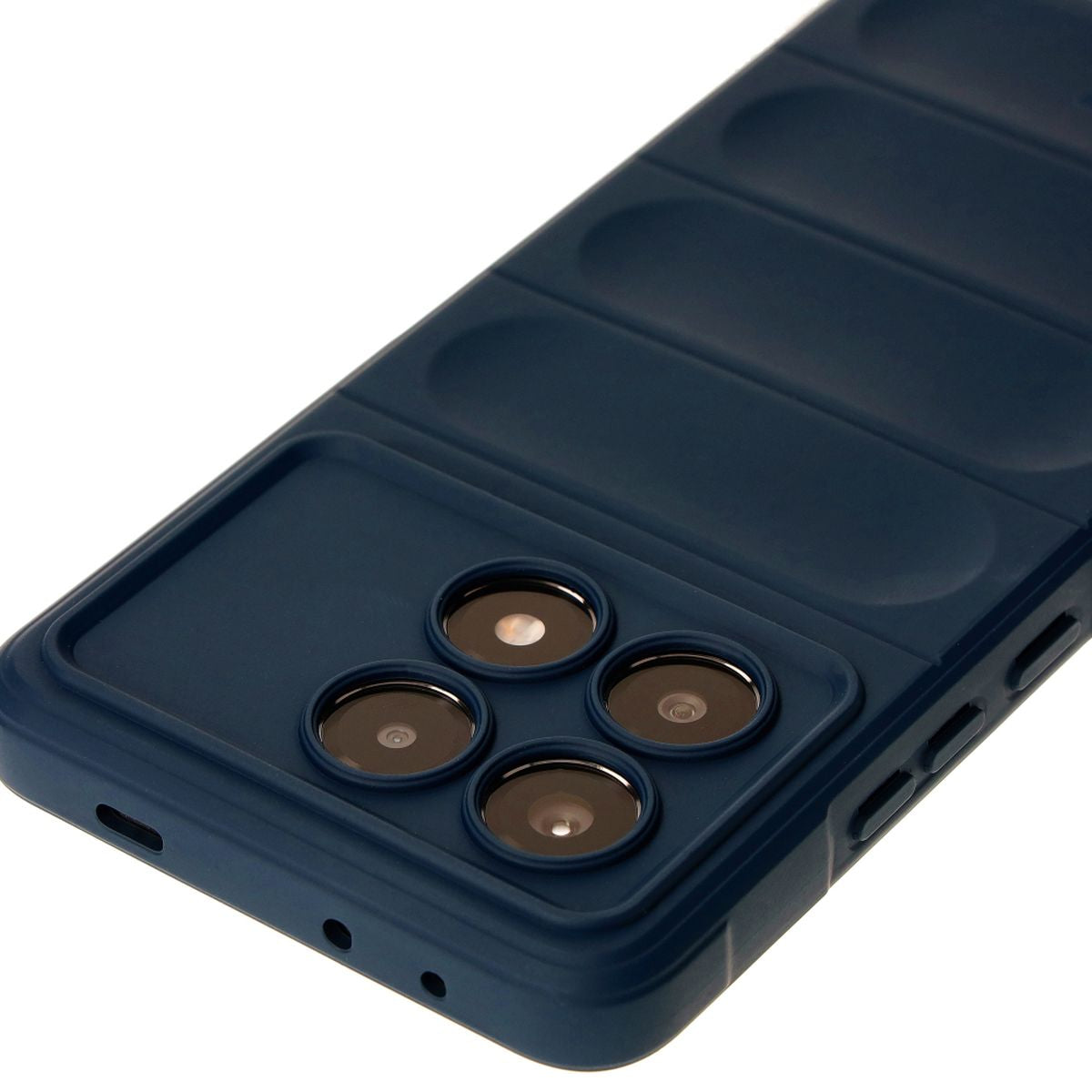 Robuste Handyhülle für Xiaomi Poco X6 Pro, Bizon Case Tur, Dunkelblau
