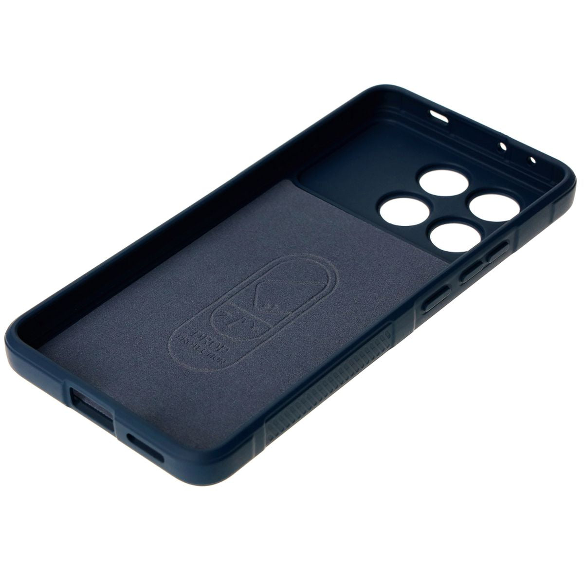 Robuste Handyhülle für Xiaomi Poco X6 Pro, Bizon Case Tur, Dunkelblau