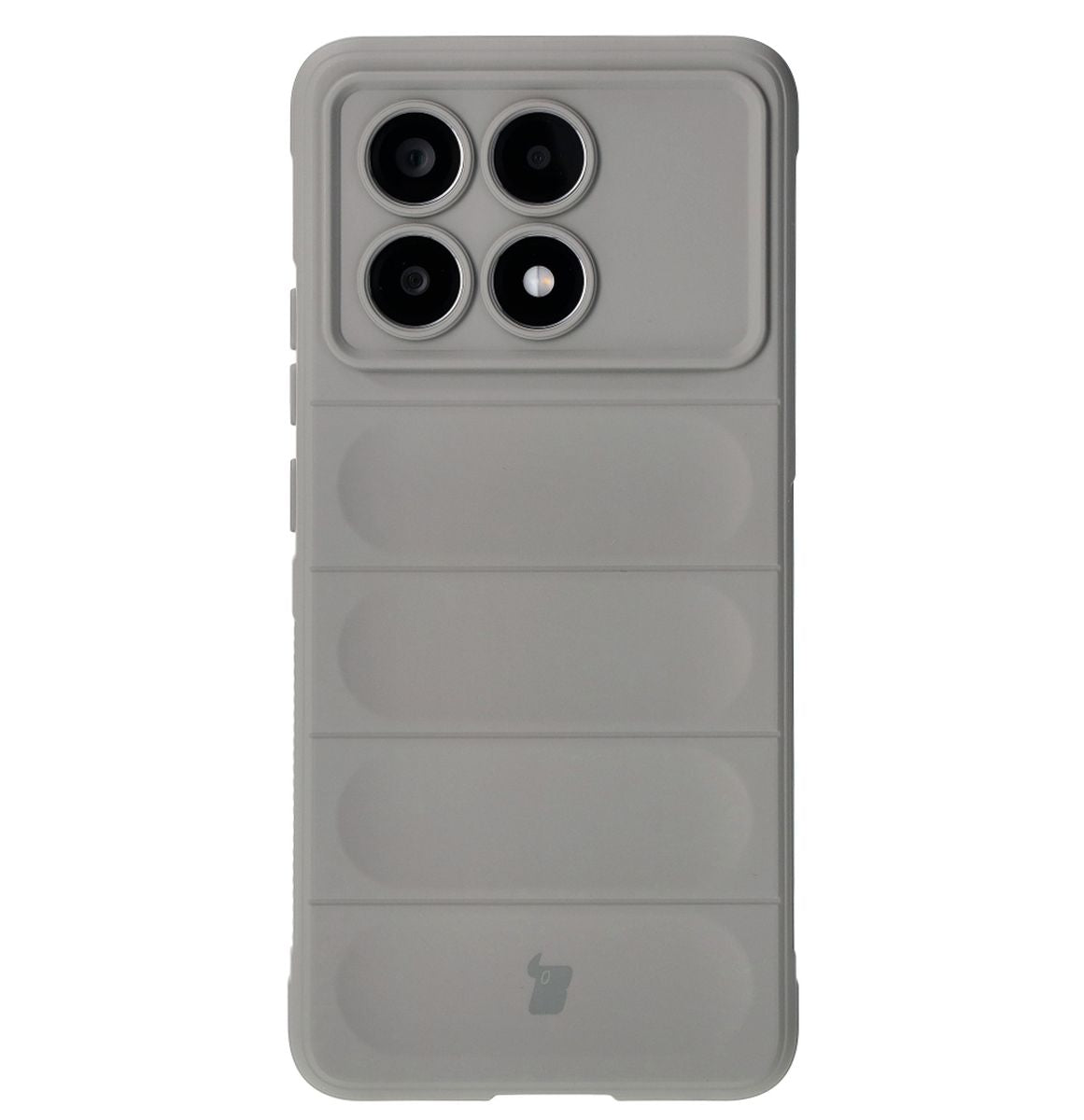 Robuste Handyhülle für Xiaomi Poco X6 Pro, Bizon Case Tur, Hellgrau
