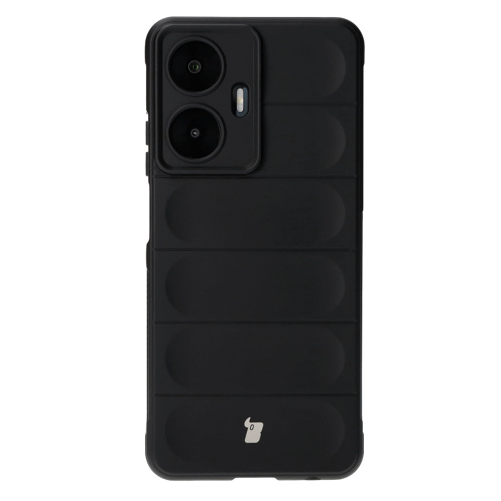 Robuste Handyhülle für Realme C55, Bizon Case Tur, Schwarz