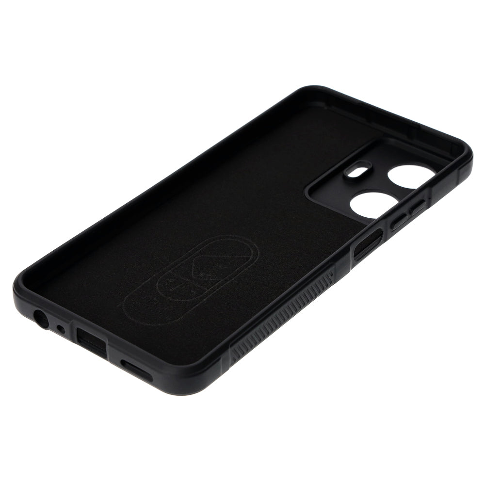 Robuste Handyhülle für Realme C55, Bizon Case Tur, Schwarz