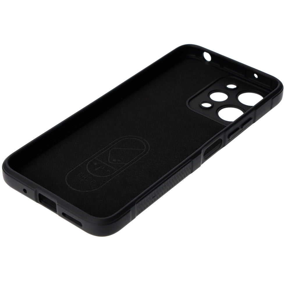 Robuste Handyhülle für Xiaomi Redmi 12, Bizon Case Tur, Schwarz